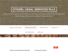 Tablet Screenshot of citadellegal.com